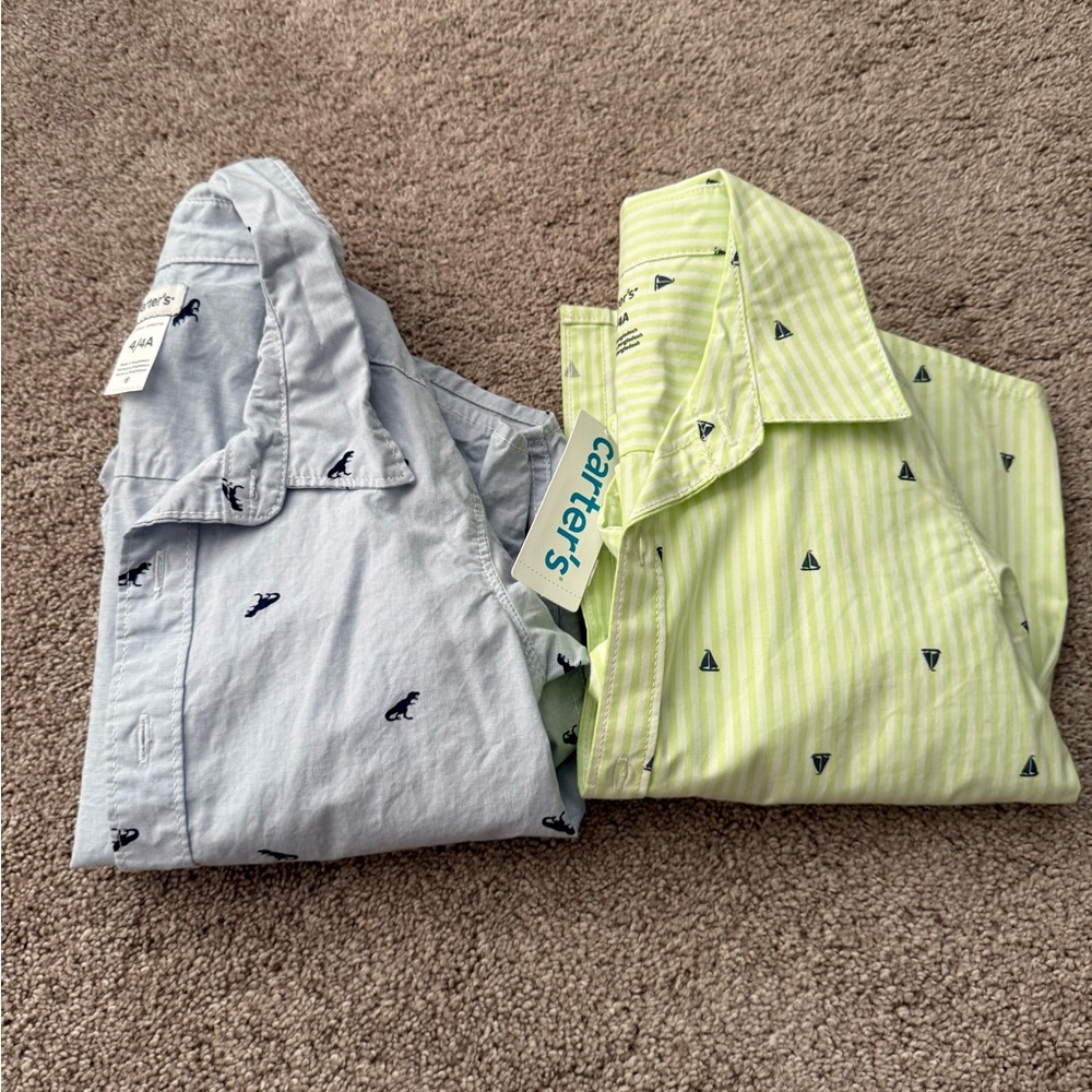Carters button up 4T